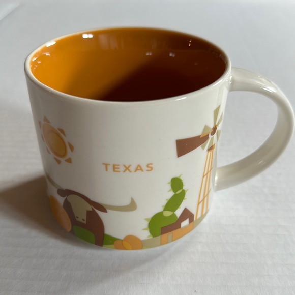 Starbucks Other - Starbucks you are here collection Texas coffee tea water liquid mug with bull